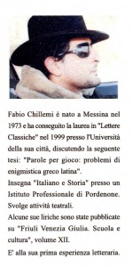Nota biografica  di Fabio ChillemiPensieri